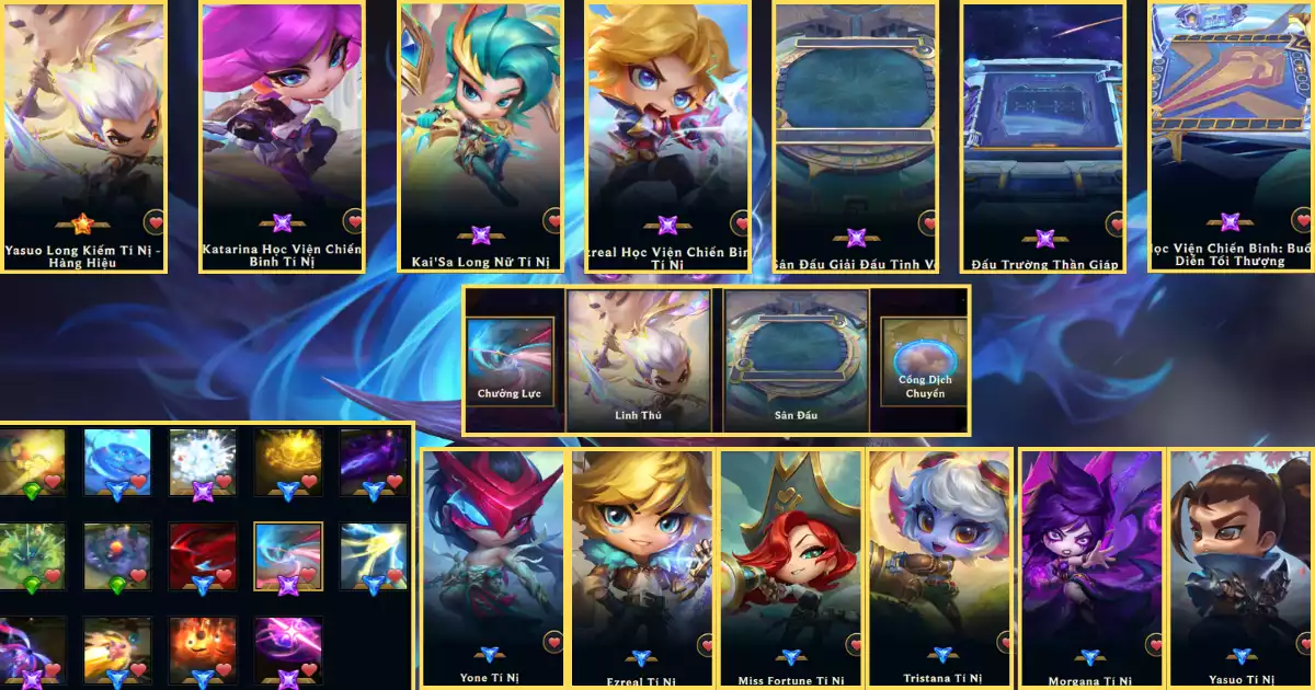 FULL COMBO YASUO HÀNG HIỆU + SÀN ĐẸP